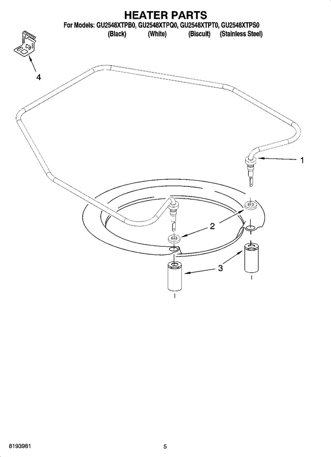 Diagram for GU2548XTPS0