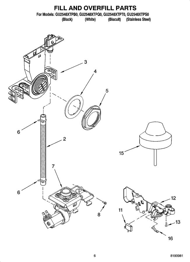 Diagram for GU2548XTPS0