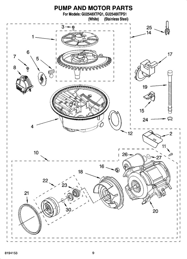 Diagram for GU2548XTPS1