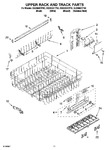 Diagram for 09 - Upper Rack And Track Parts