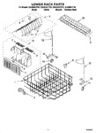 Diagram for 11 - Lower Rack Parts