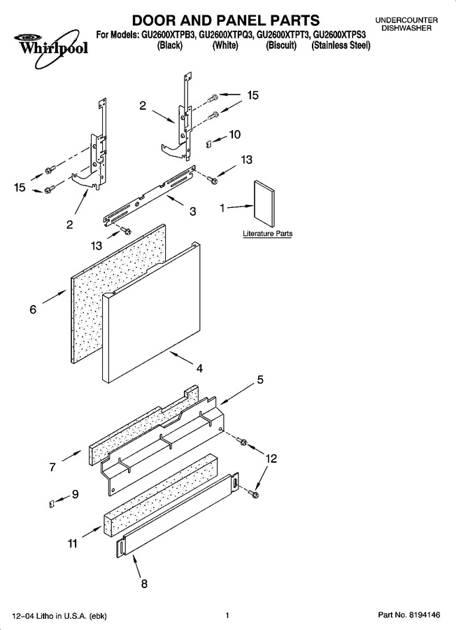 Diagram for GU2600XTPS3