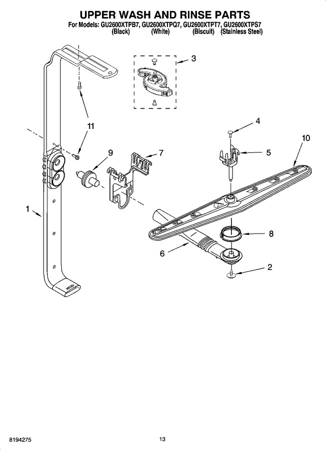 Diagram for GU2600XTPS7