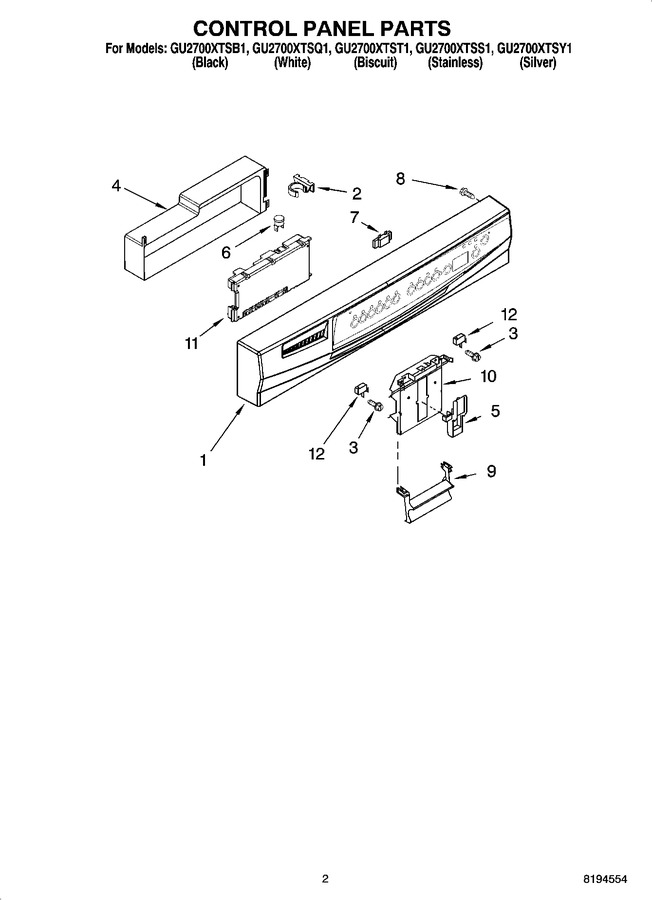Diagram for GU2700XTSS1