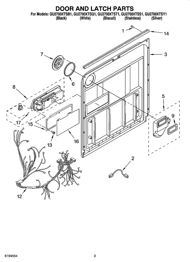 Diagram for GU2700XTSY1