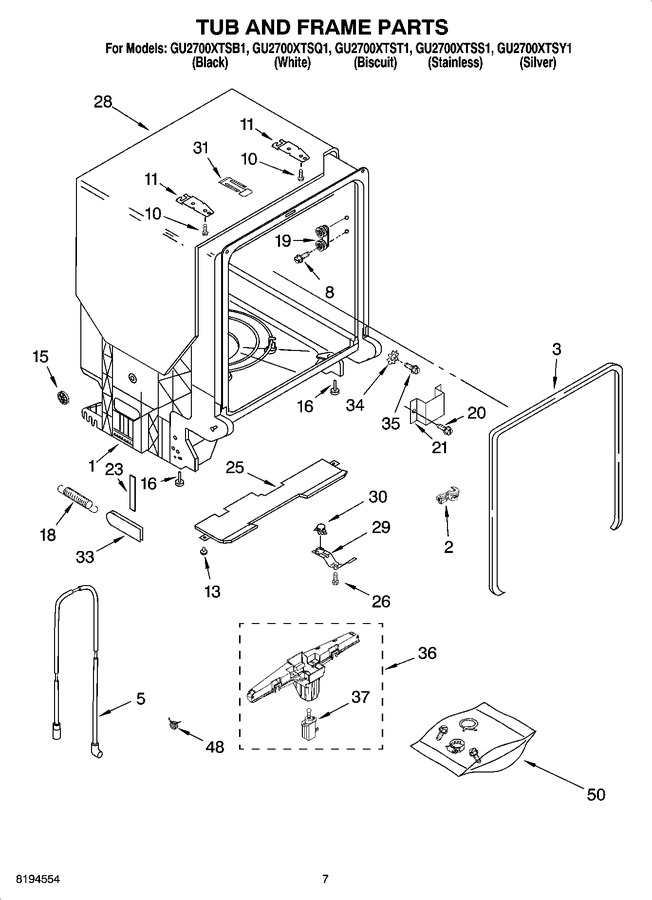 Diagram for GU2700XTSQ1