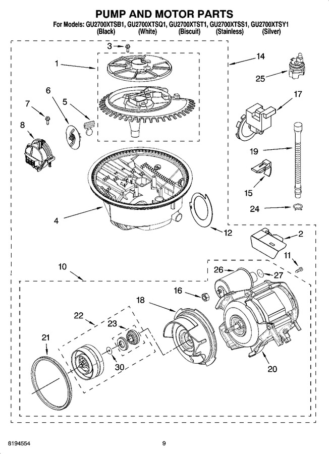 Diagram for GU2700XTSS1