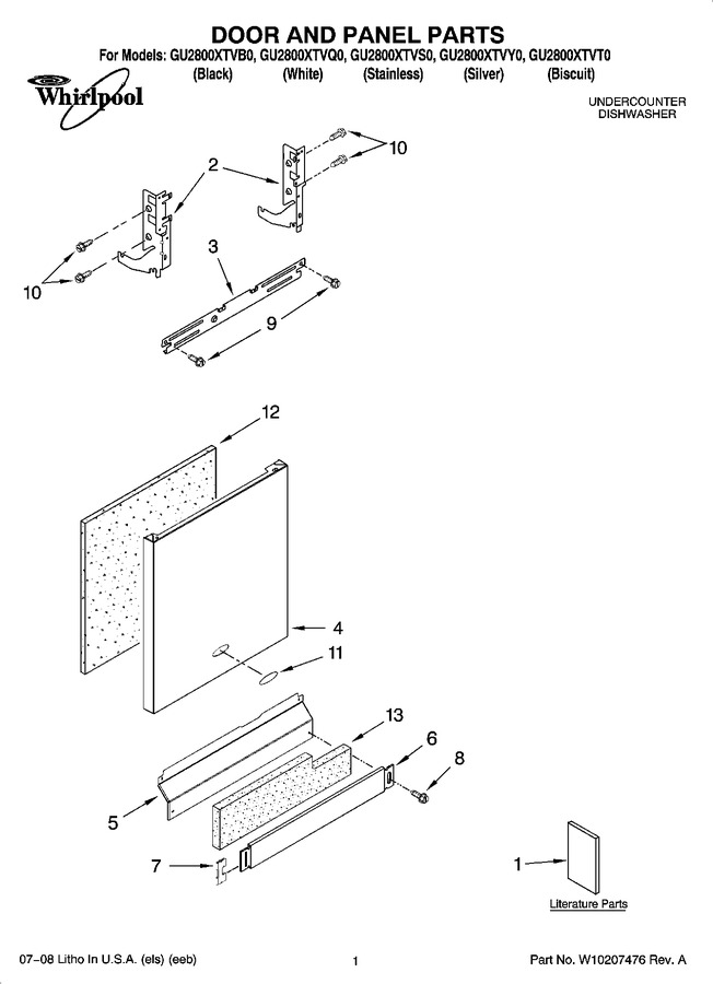 Diagram for GU2800XTVS0