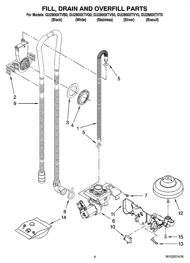 Diagram for GU2800XTVY0