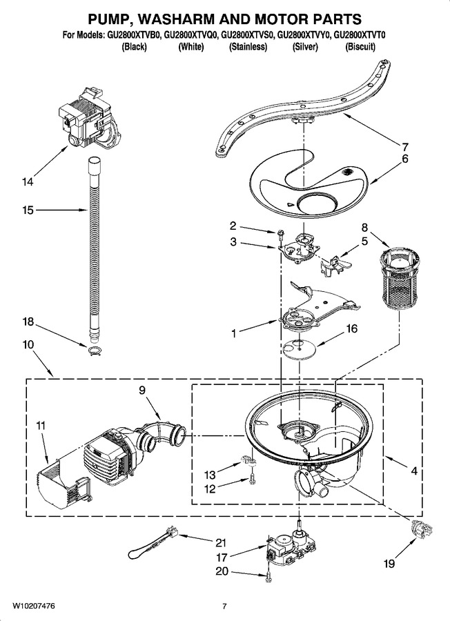 Diagram for GU2800XTVY0