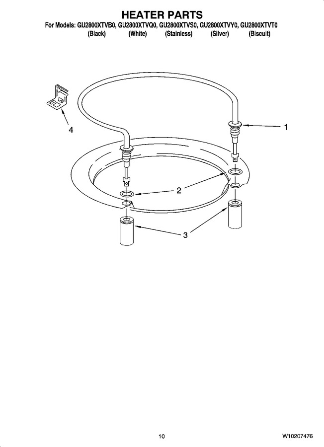 Diagram for GU2800XTVS0