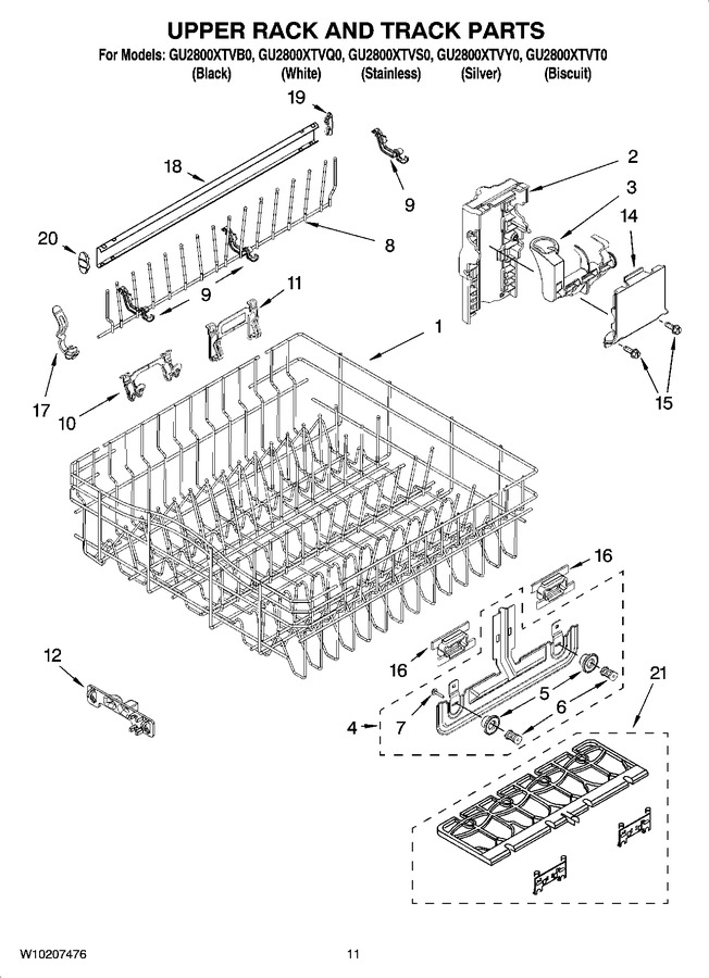 Diagram for GU2800XTVY0