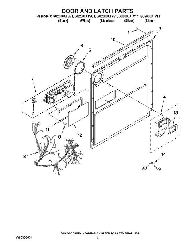 Diagram for GU2800XTVB1