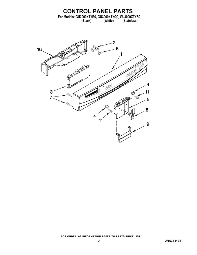 Diagram for GU3000XTXS0