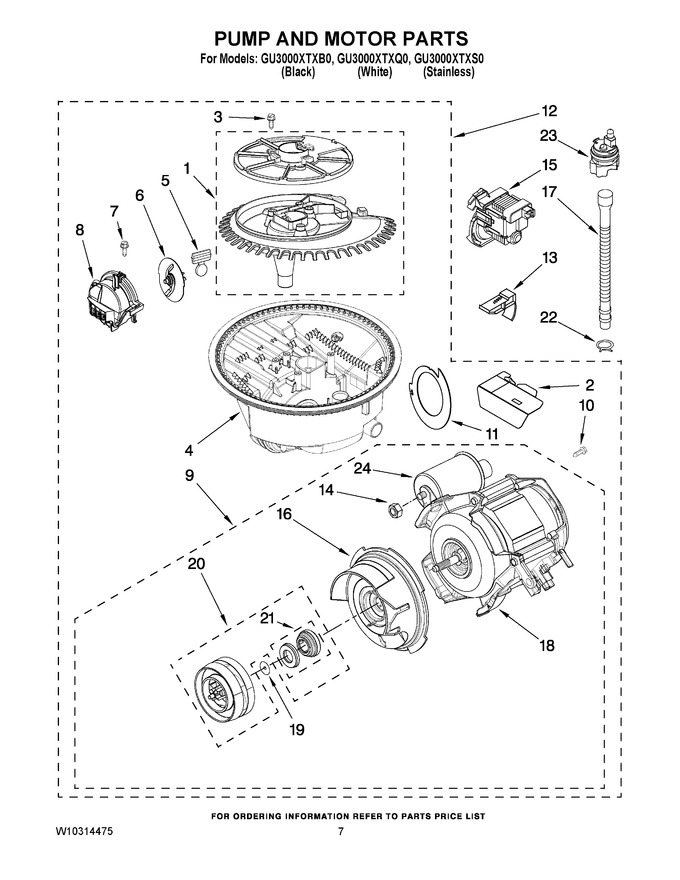 Diagram for GU3000XTXB0
