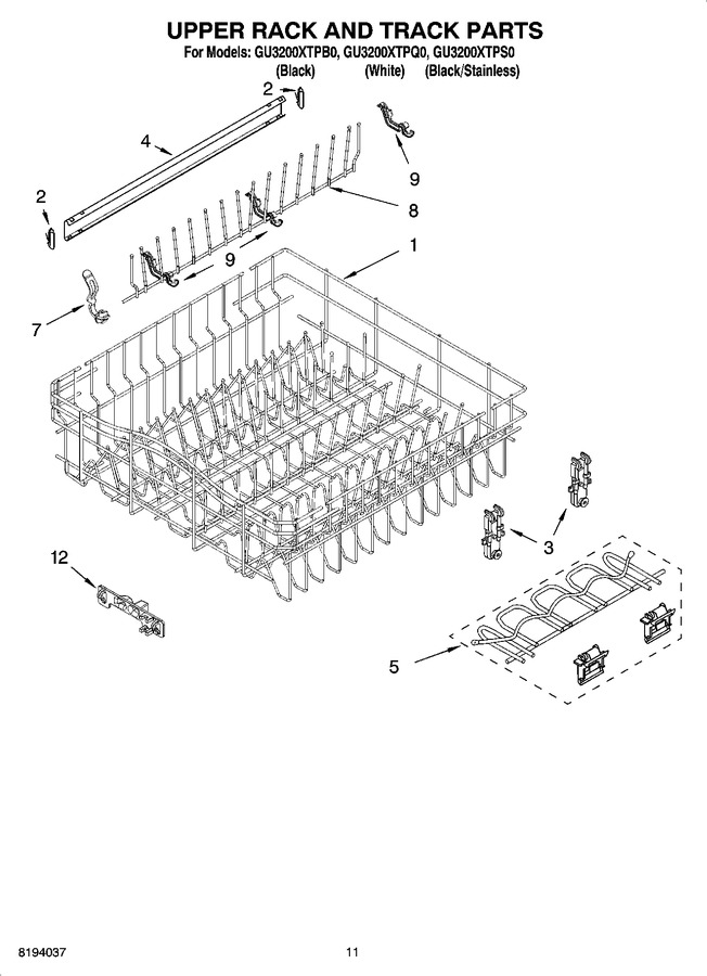 Diagram for GU3200XTPS0