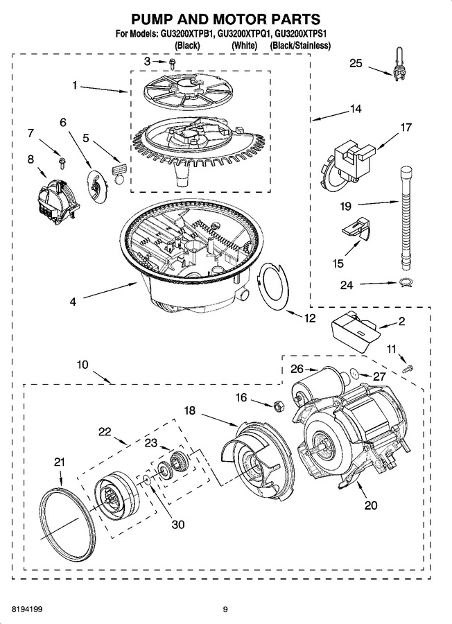 Diagram for GU3200XTPS1