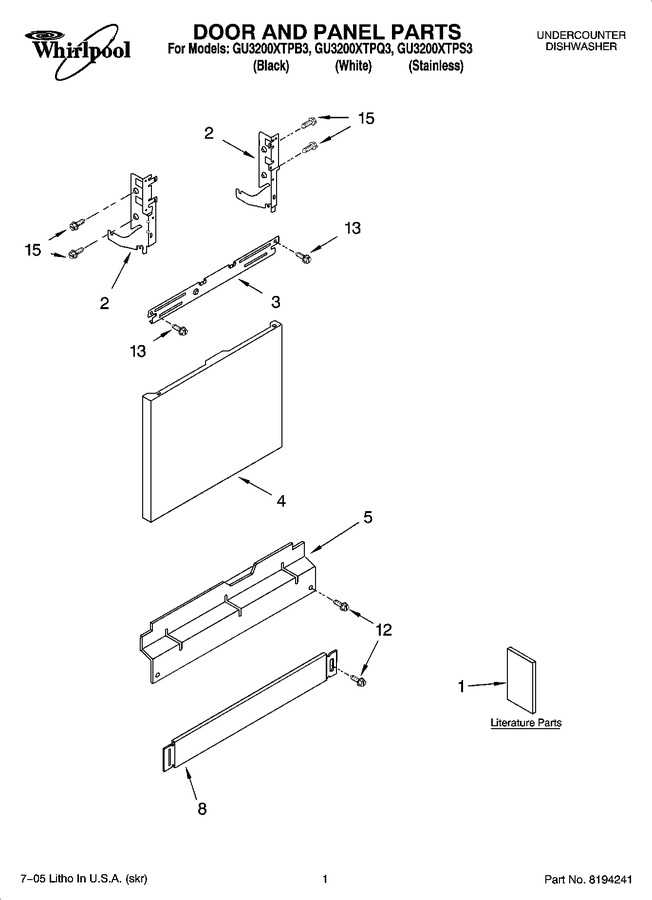 Diagram for GU3200XTPB3