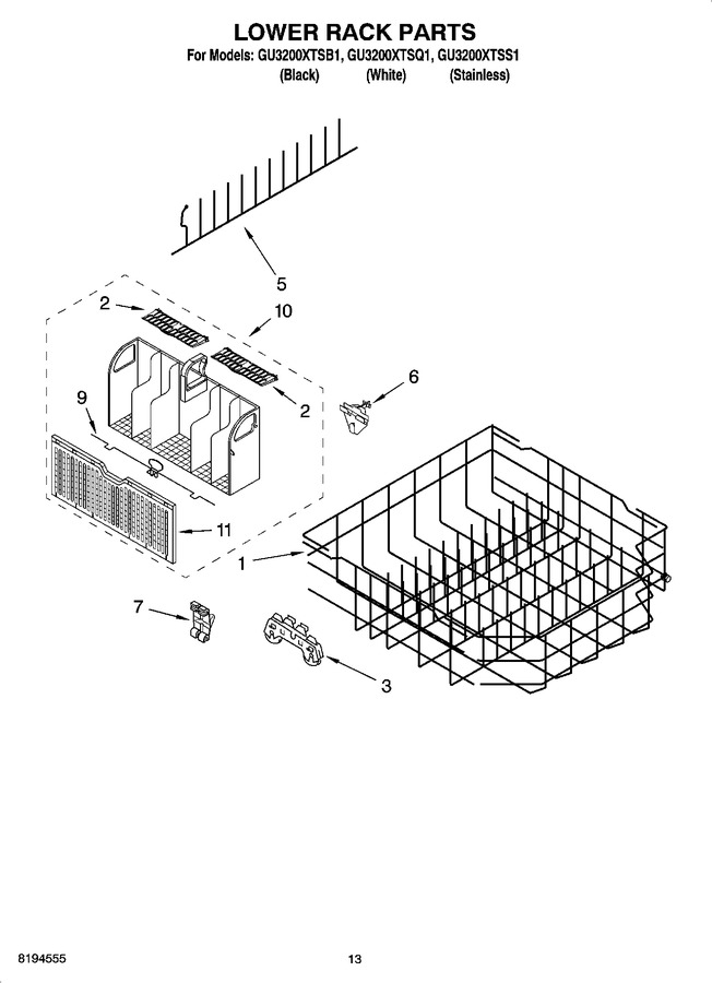 Diagram for GU3200XTSB1