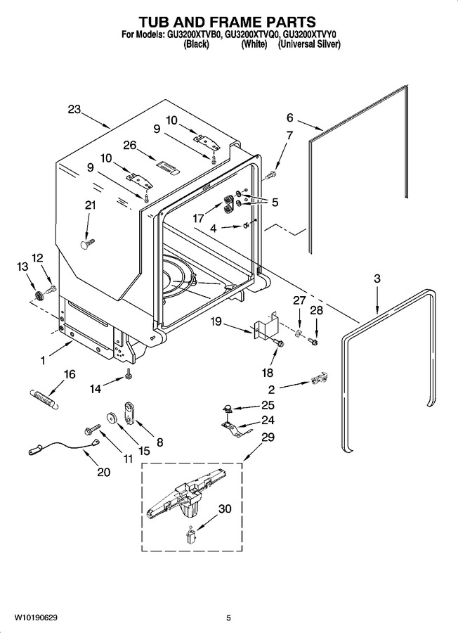 Diagram for GU3200XTVQ0