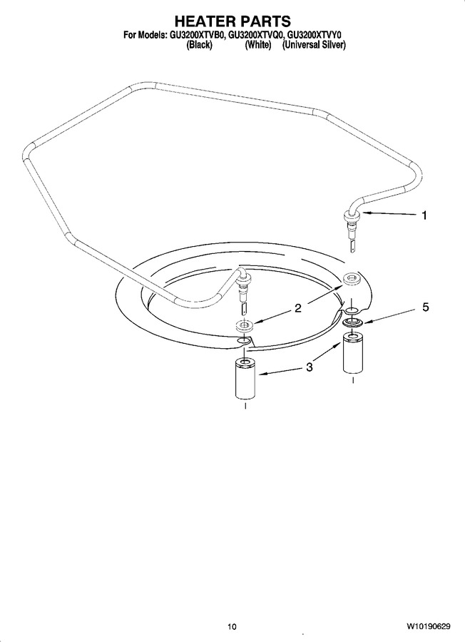 Diagram for GU3200XTVY0