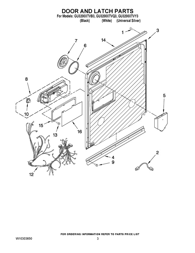 Diagram for GU3200XTVB3