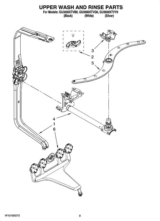 Diagram for GU3600XTVY0