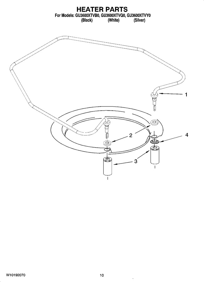 Diagram for GU3600XTVQ0
