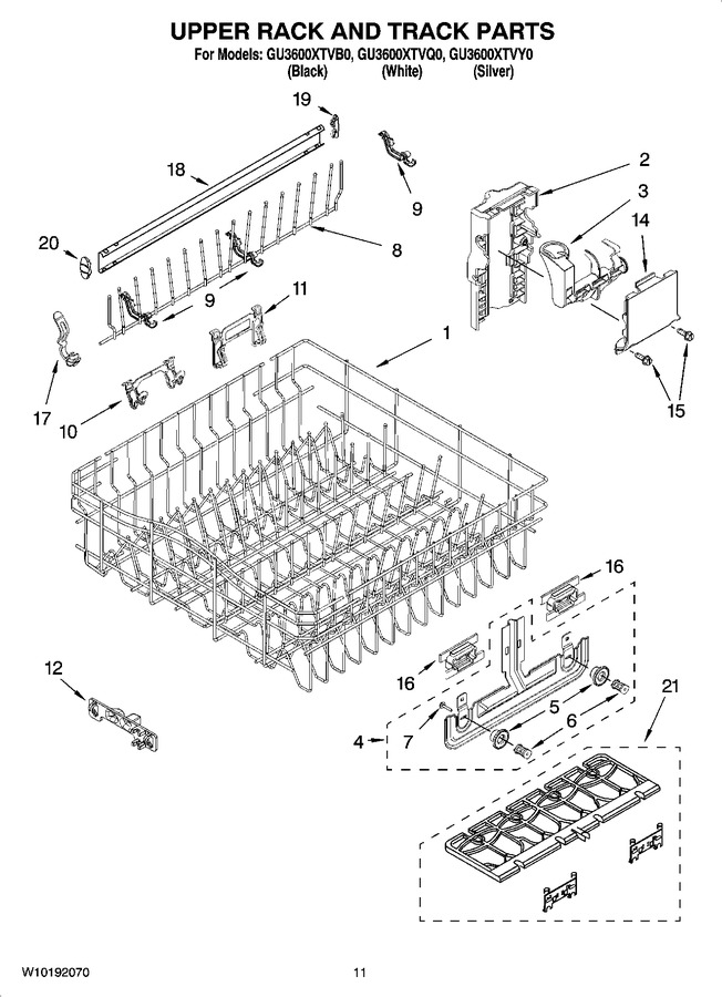 Diagram for GU3600XTVQ0