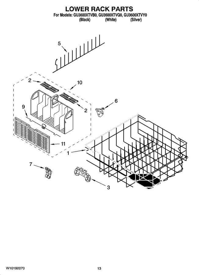 Diagram for GU3600XTVY0