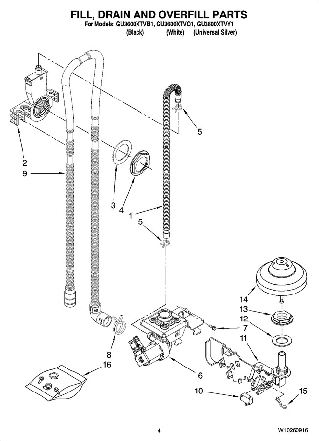Diagram for GU3600XTVQ1