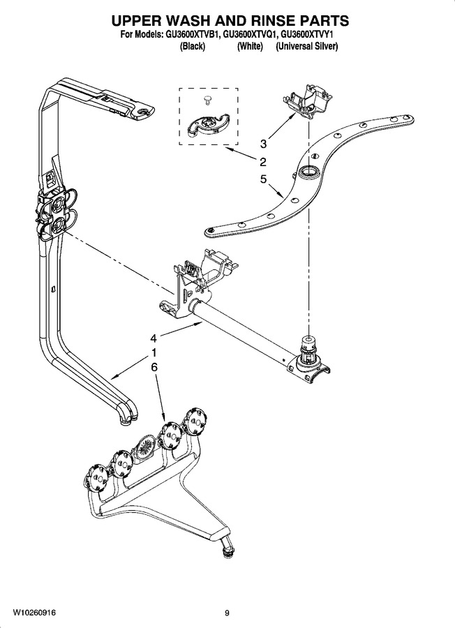 Diagram for GU3600XTVB1