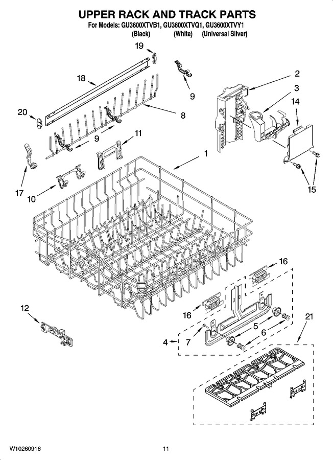 Diagram for GU3600XTVQ1