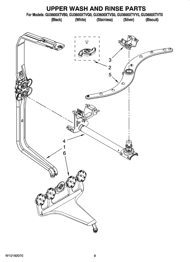Diagram for GU3600XTVT0