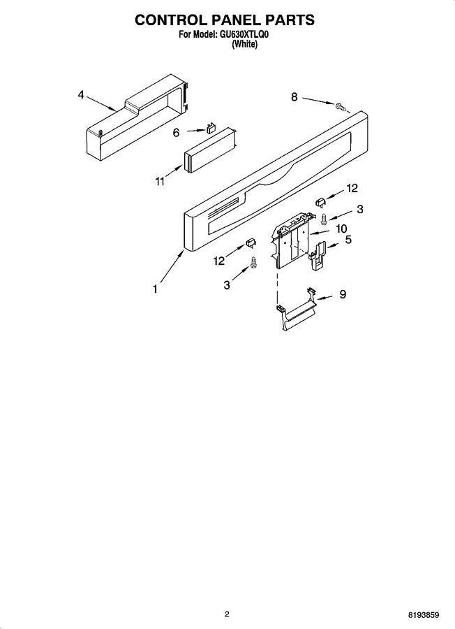Diagram for GU630XTLQ0