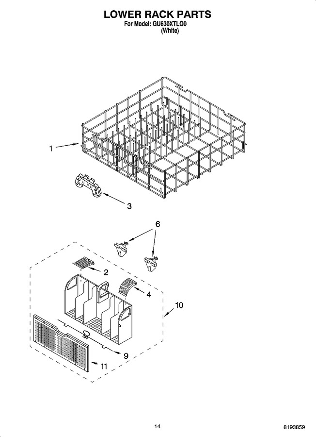 Diagram for GU630XTLQ0