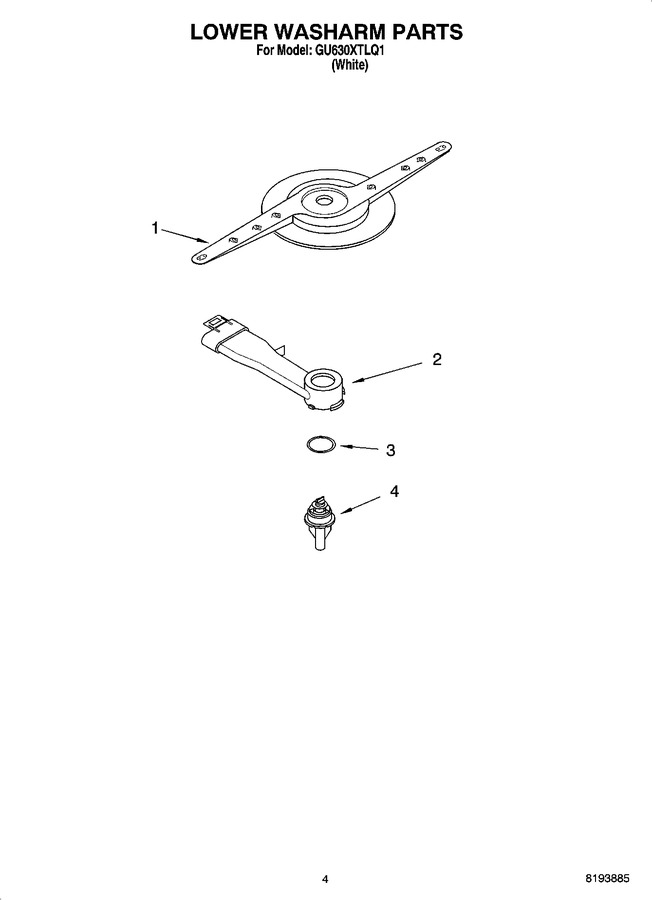 Diagram for GU630XTLQ1