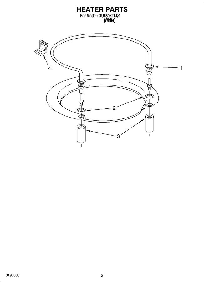 Diagram for GU630XTLQ1