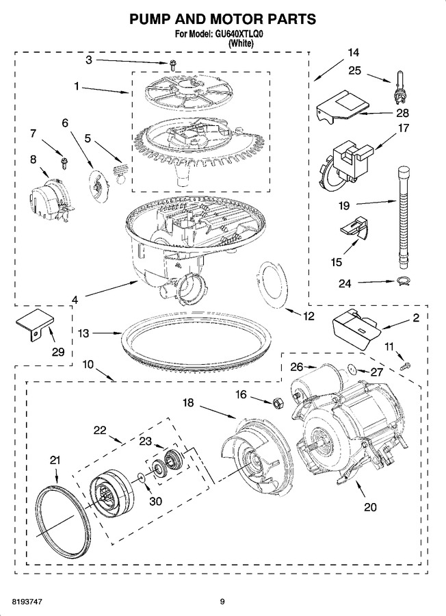 Diagram for GU640XTLQ0