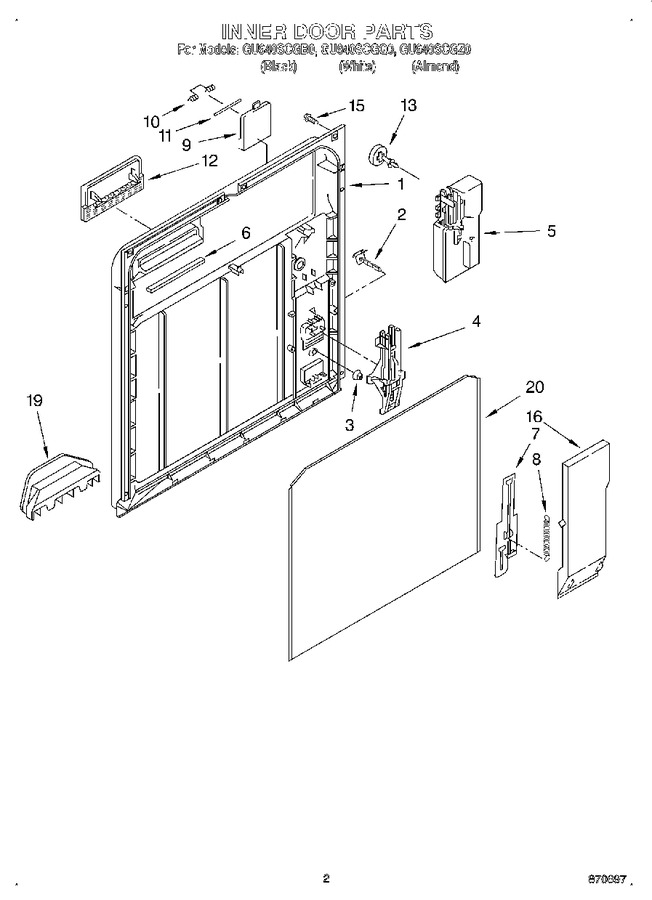 Diagram for GU940SCGB0