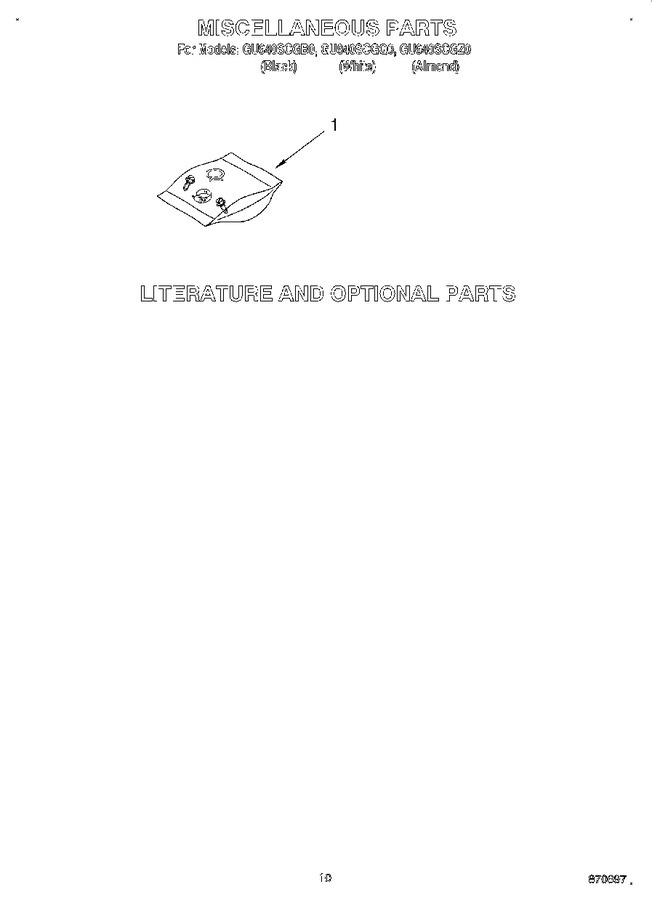 Diagram for GU940SCGB0