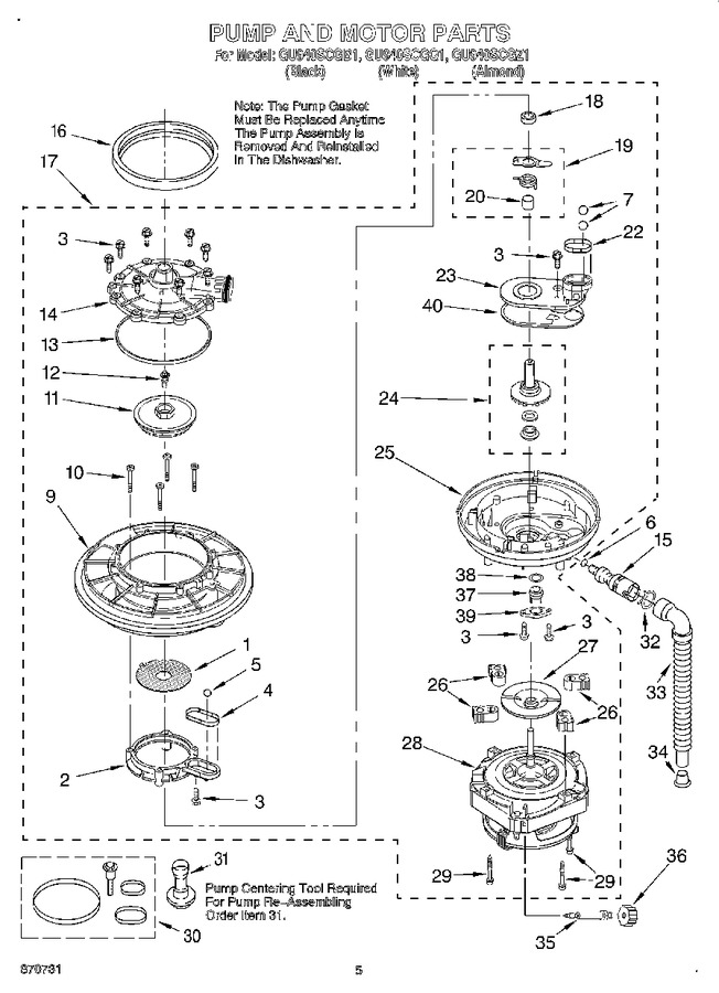 Diagram for GU940SCGZ1
