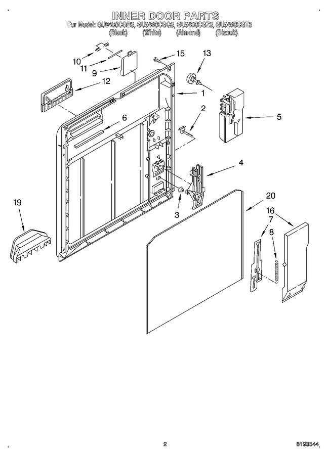 Diagram for GU940SCGZ3