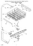Diagram for 05 - Upper Dishrack & Water Feed