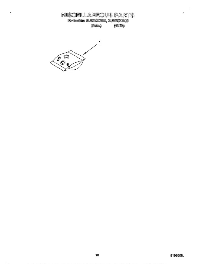 Diagram for GU960SCGB0