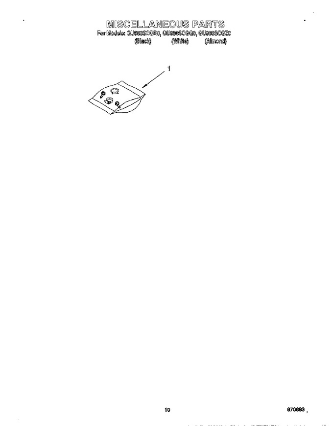 Diagram for GU980SCGB0
