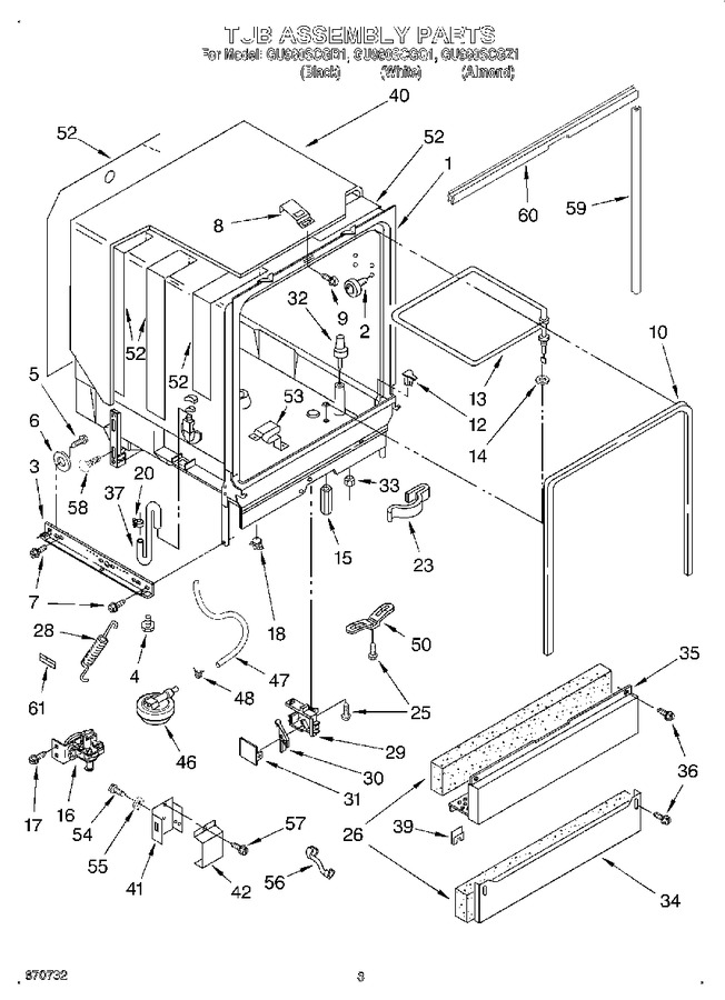 Diagram for GU980SCGB1