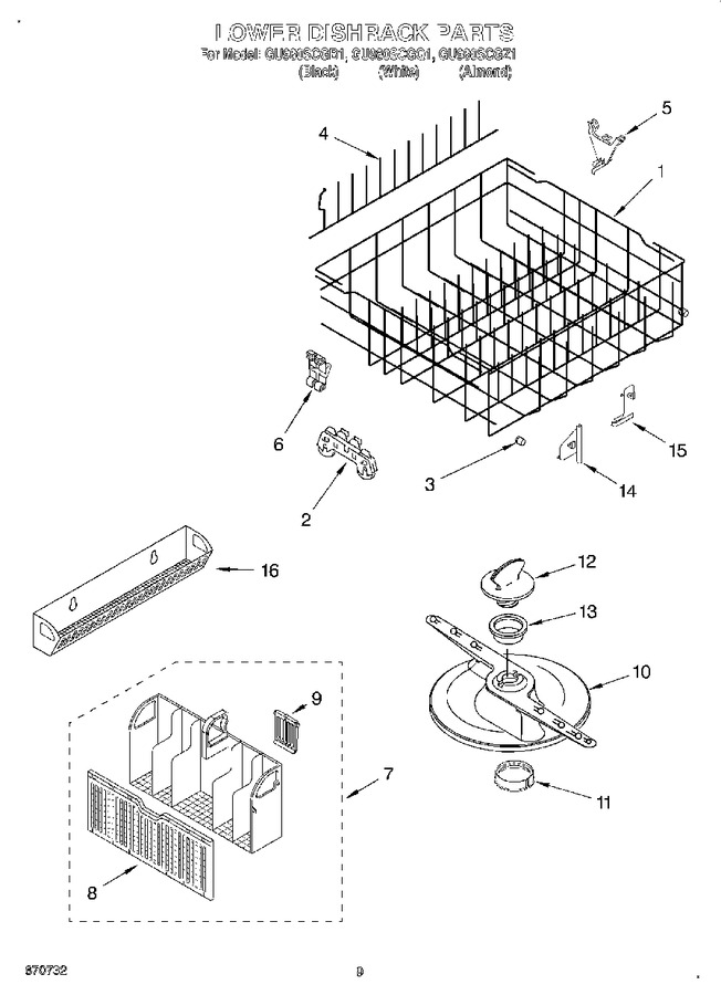 Diagram for GU980SCGB1