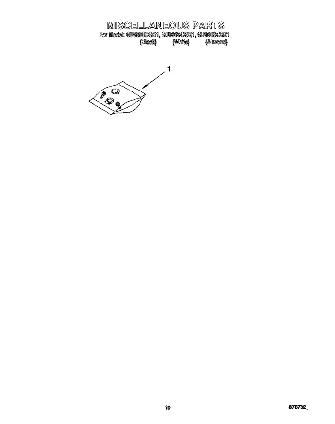 Diagram for GU980SCGB1