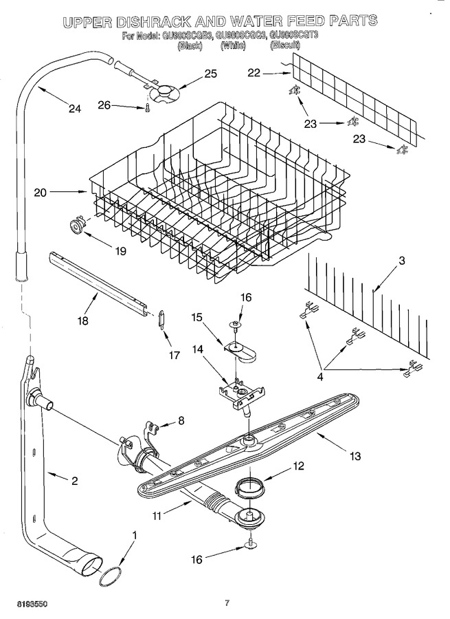 Diagram for GU980SCGT3